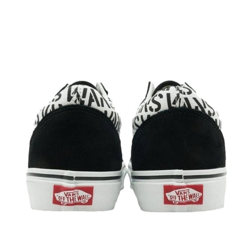 Vans Old Skool Adults Vans White Black Logo Clearance NON RETURNABLE